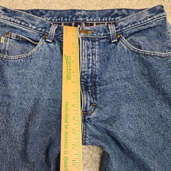 LL Bean Mens 36x32 Double L Classic Fit Flannel Lined Jeans - Picture 6 of 10
